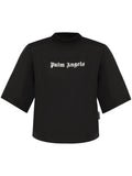 Black Classic Logo cropped t-shirt 1