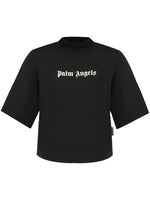 Black Classic Logo cropped t-shirt 1