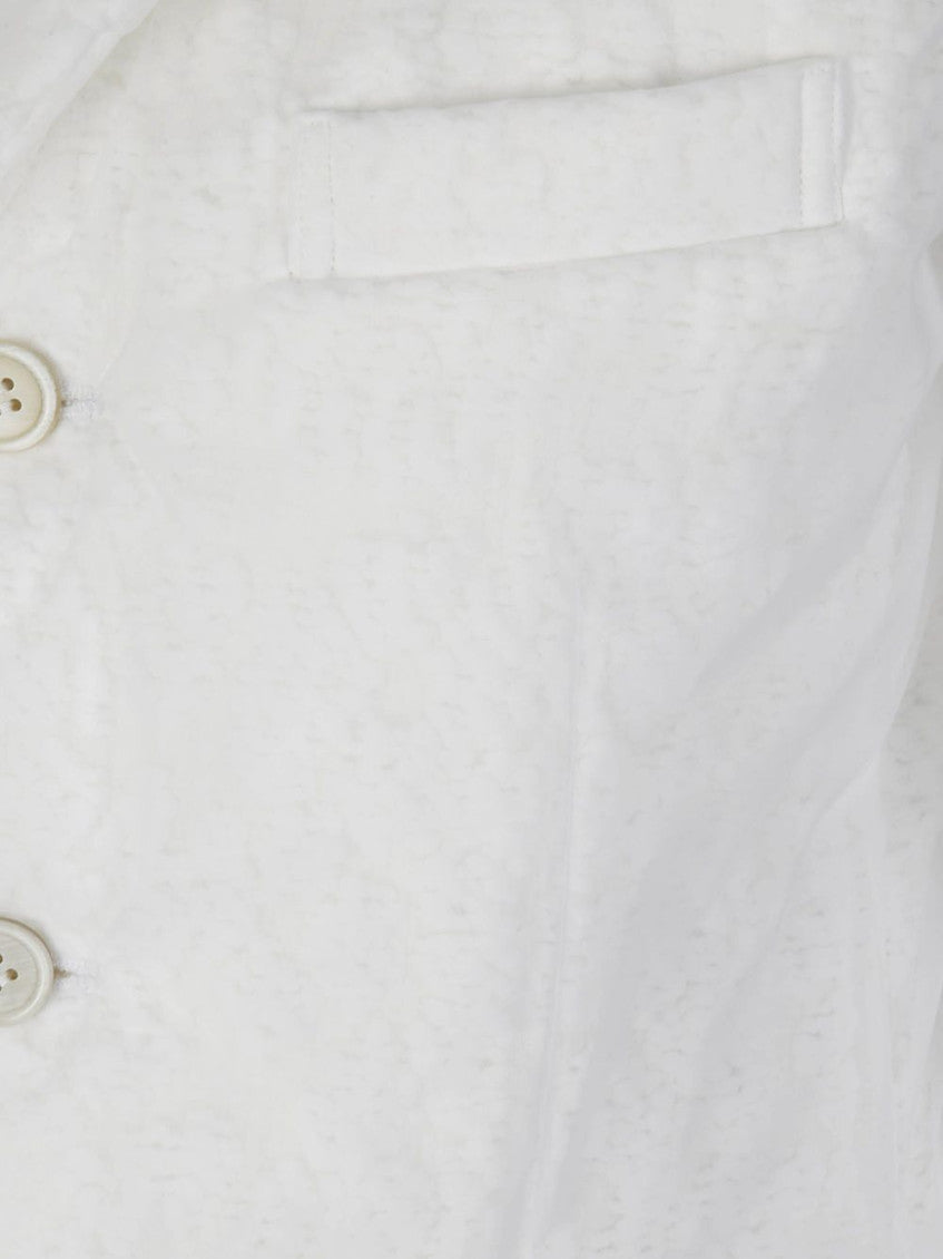White single-breasted coat 3