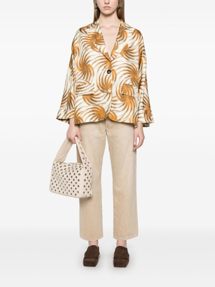 Multicolor Printed caban jacket 4