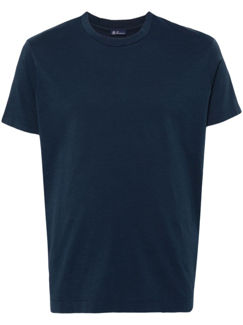 Navy Blue Roundneck Solid T-Shirt 1