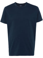 Navy Blue Roundneck Solid T-Shirt 1