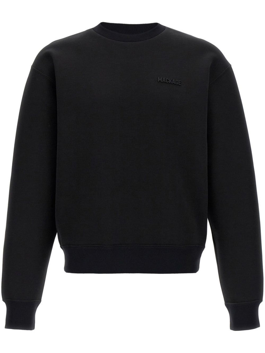 Black Long Sleeves Logo Sweatshirt 1