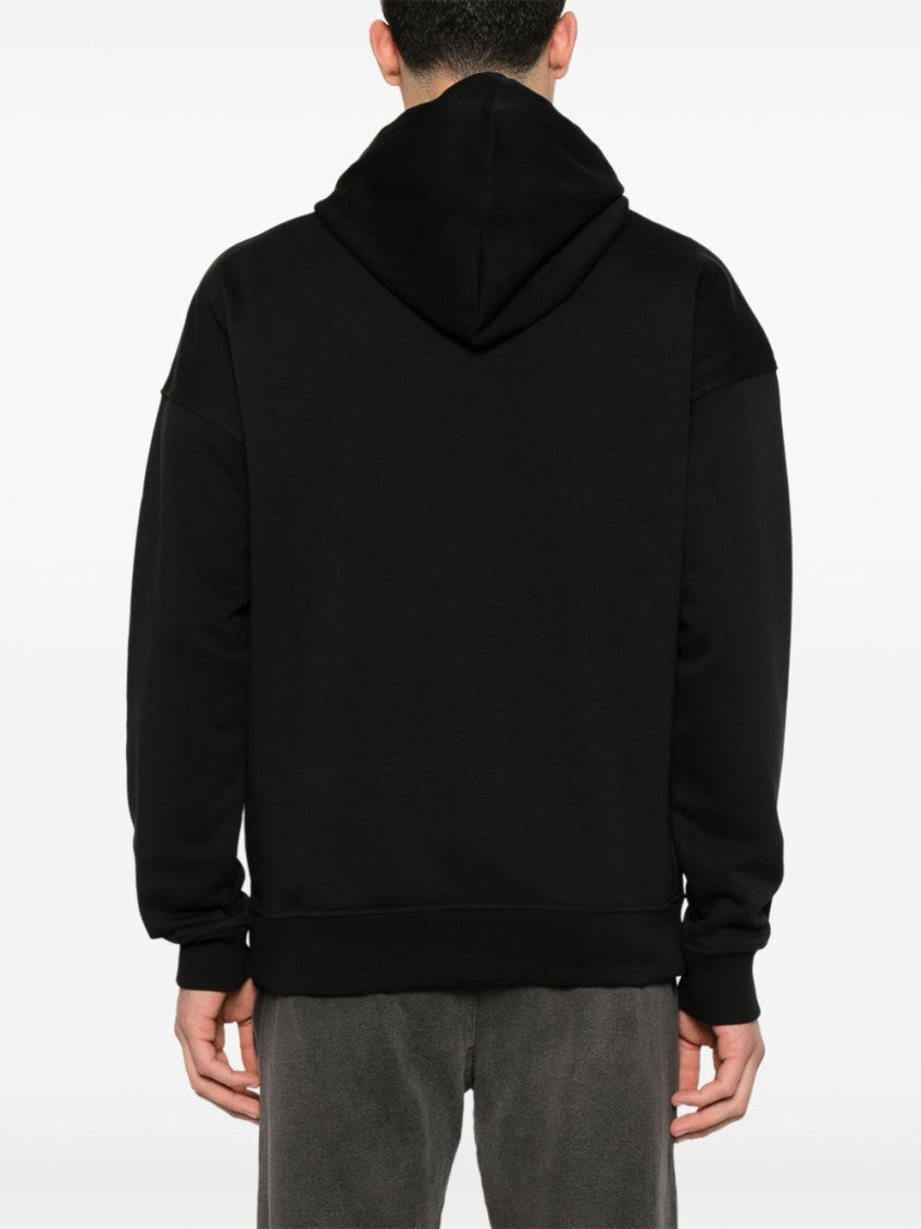Black Long Sleeves Logo Hoodie 2