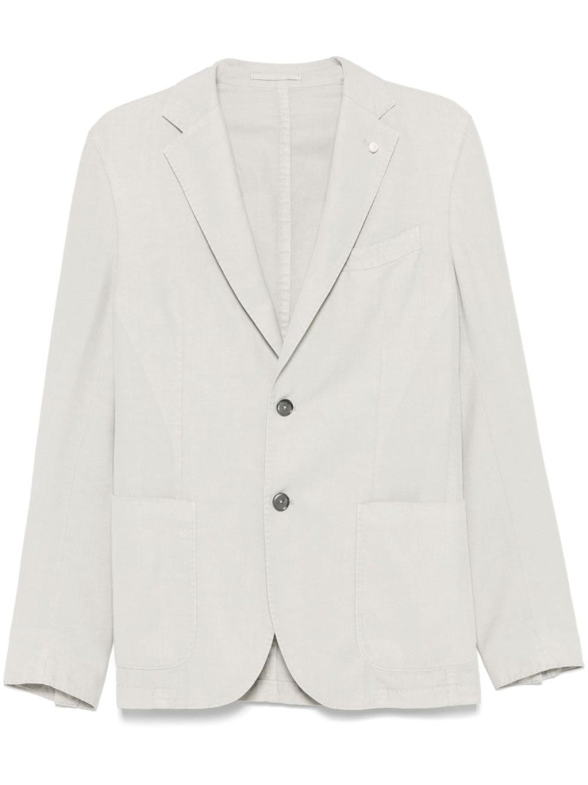 Light Grey Cotton Blazer 1