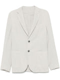 Light Grey Cotton Blazer 1