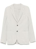 Light Grey Cotton Blazer 1