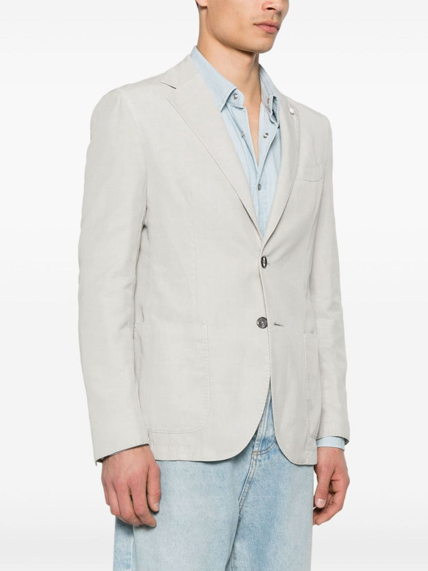 Light Grey Cotton Blazer 4