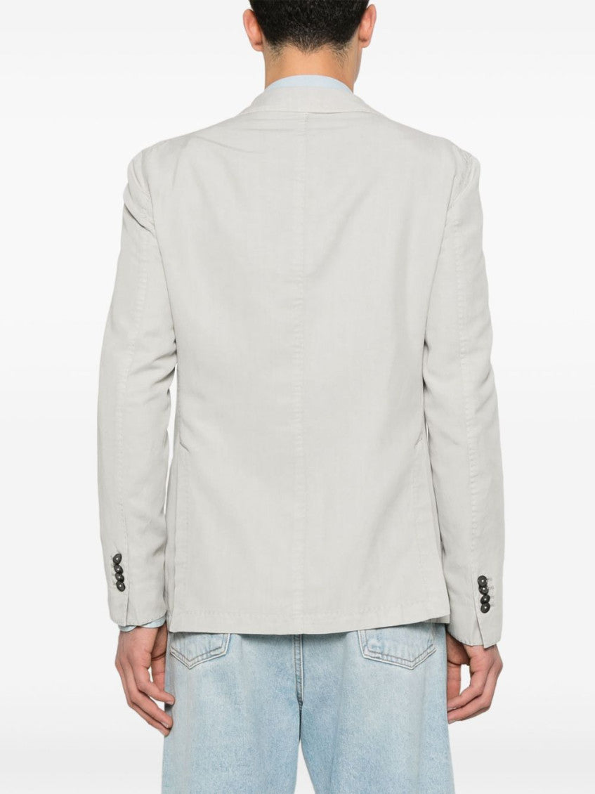 Light Grey Cotton Blazer 5