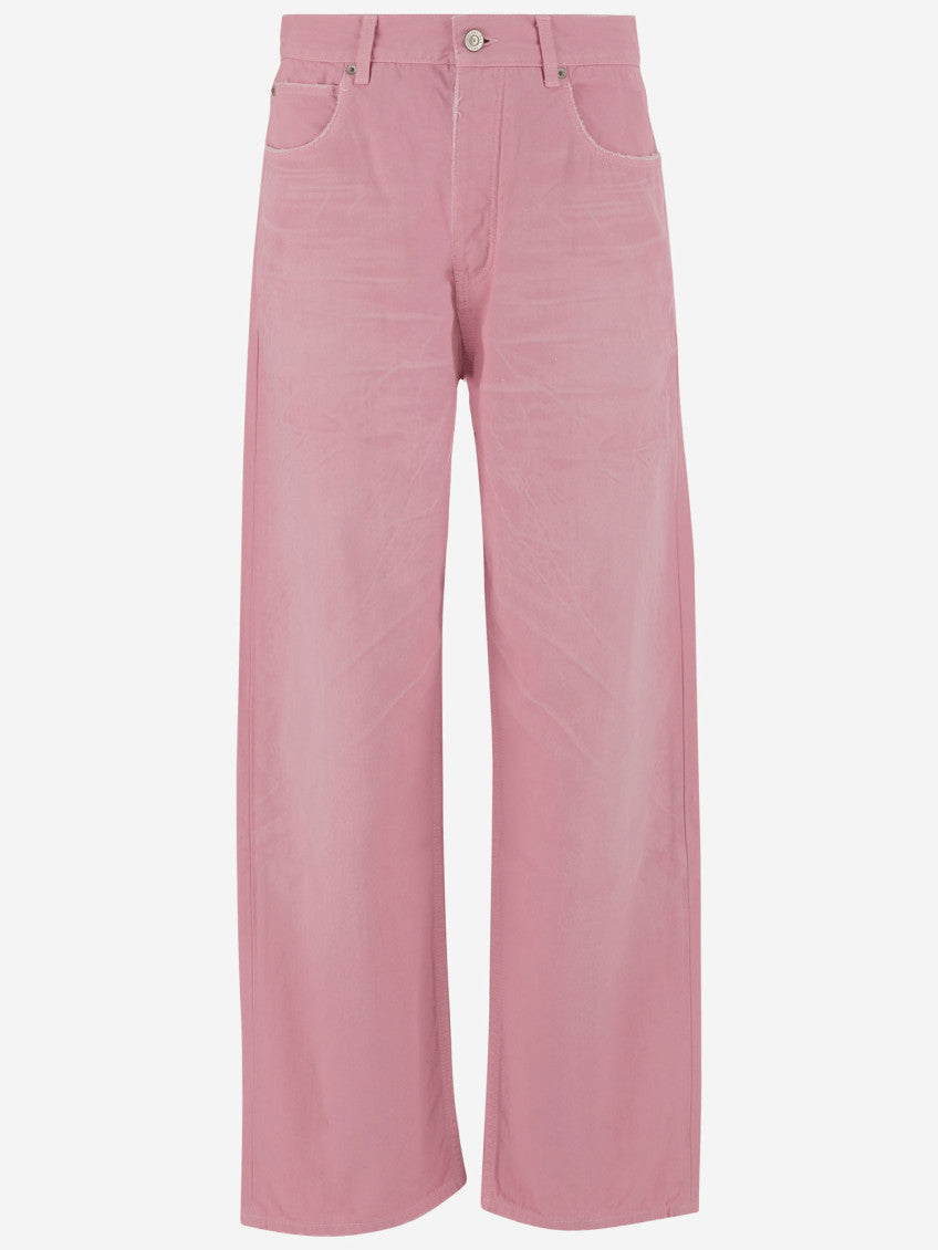 Light Pink Loose Fit Jeans 1