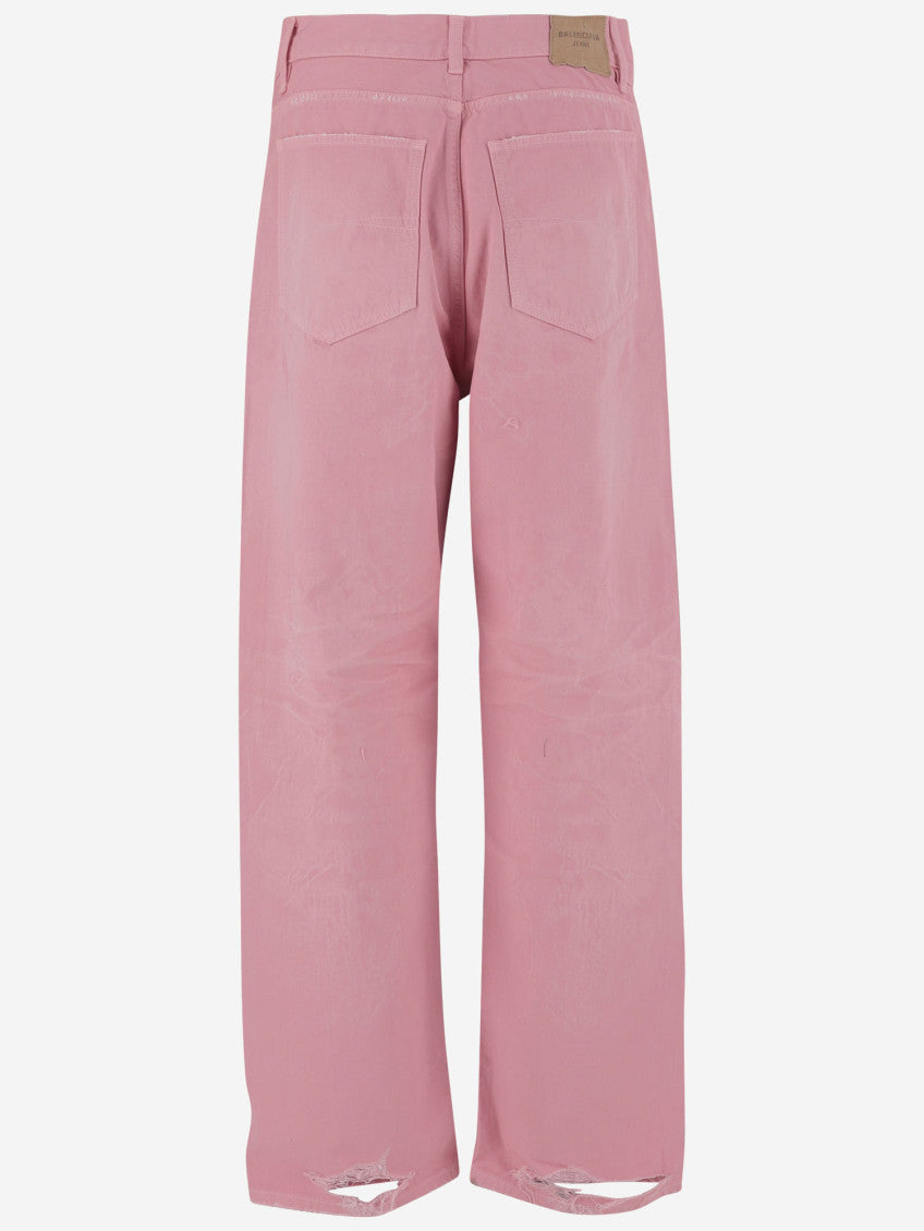 Light Pink Loose Fit Jeans 2