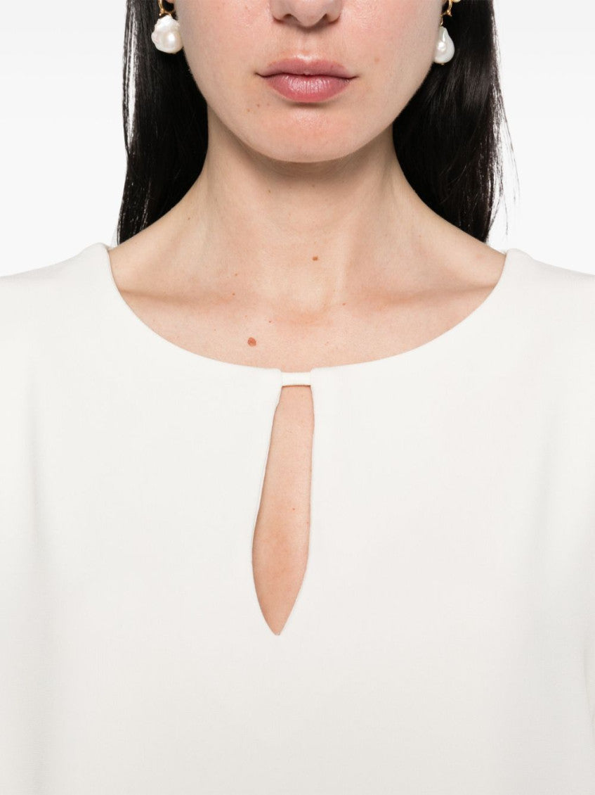 White keyhole-neck Top 2