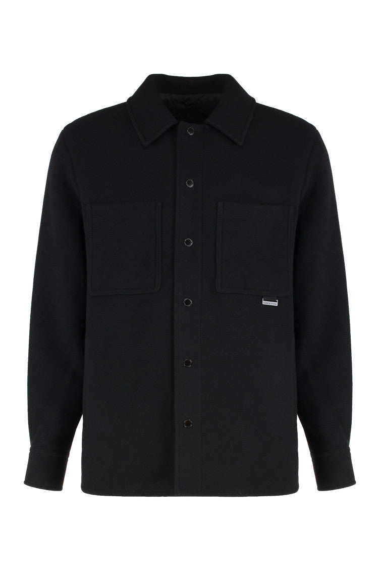 Black Regular Logo Shirt 1