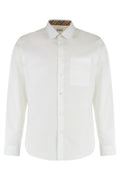 White Regular Solid Shirt 1