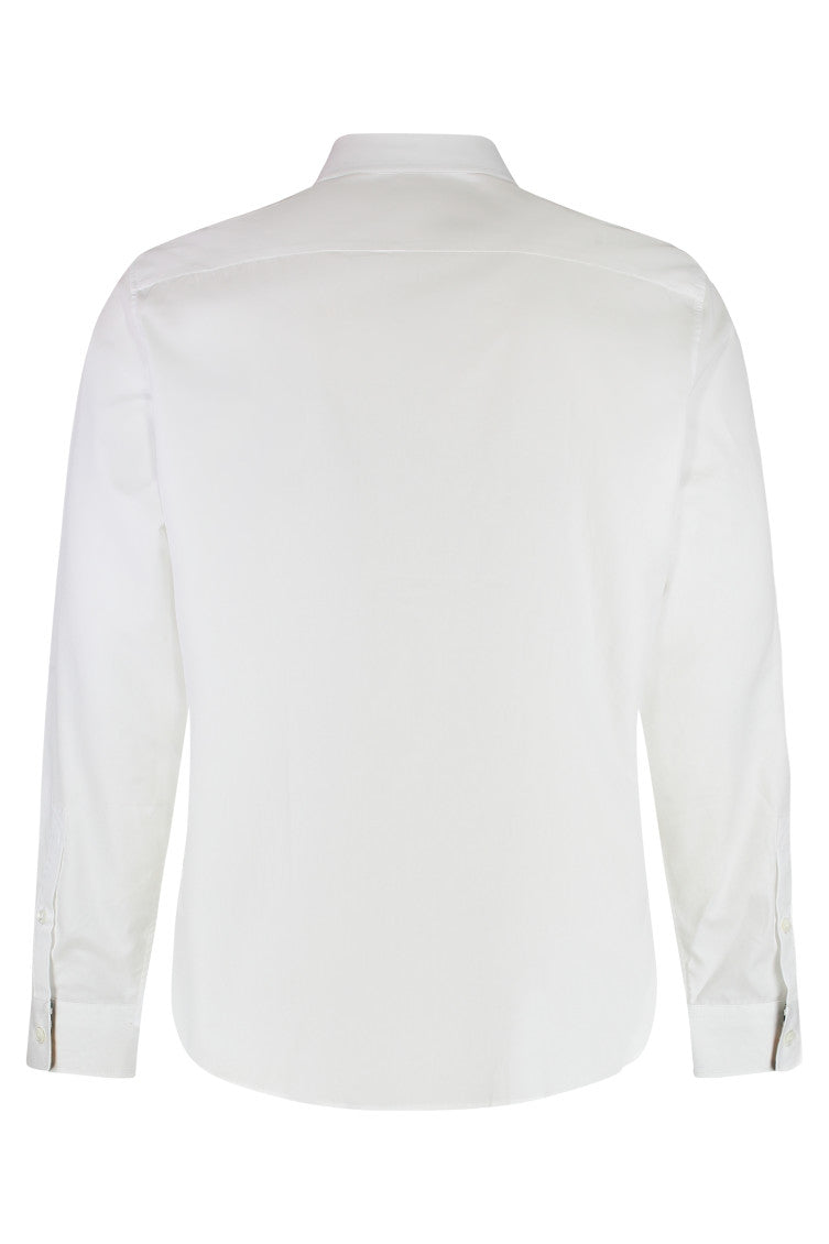 White Regular Solid Shirt 2