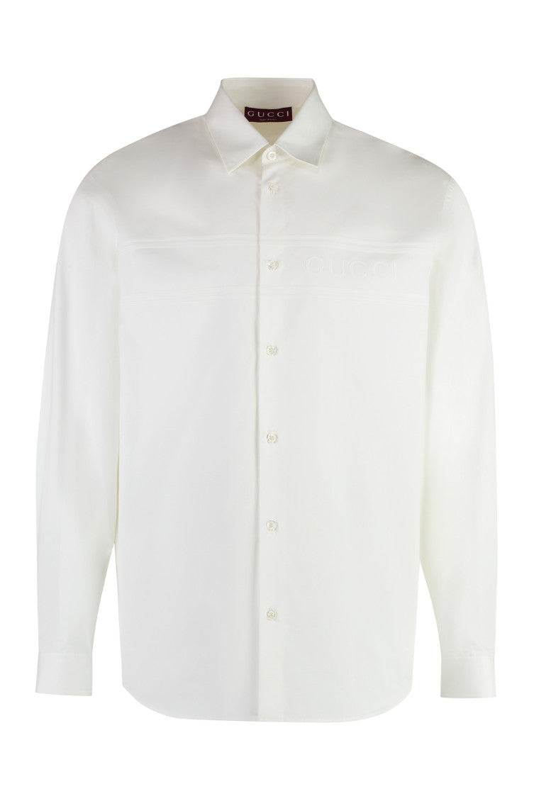 White Regular Logo Shirt 1