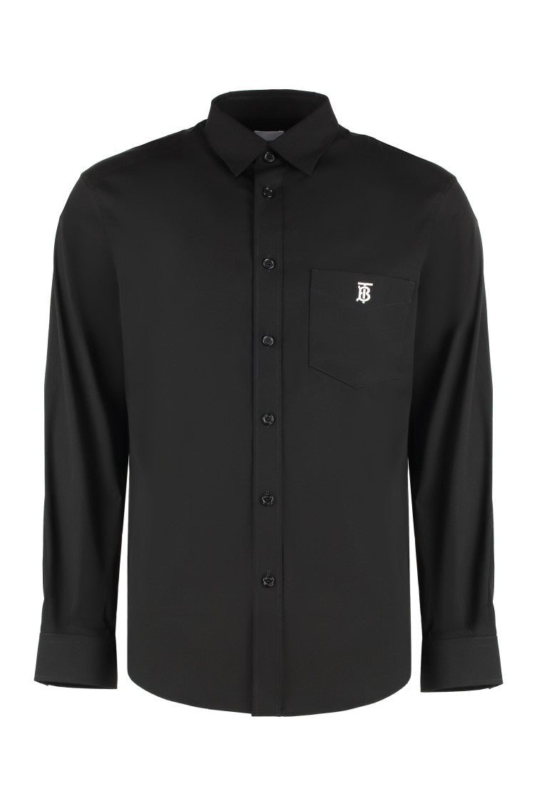 Black Regular Logo Shirt 1