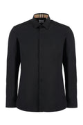 Black Slim Solid Shirt 1