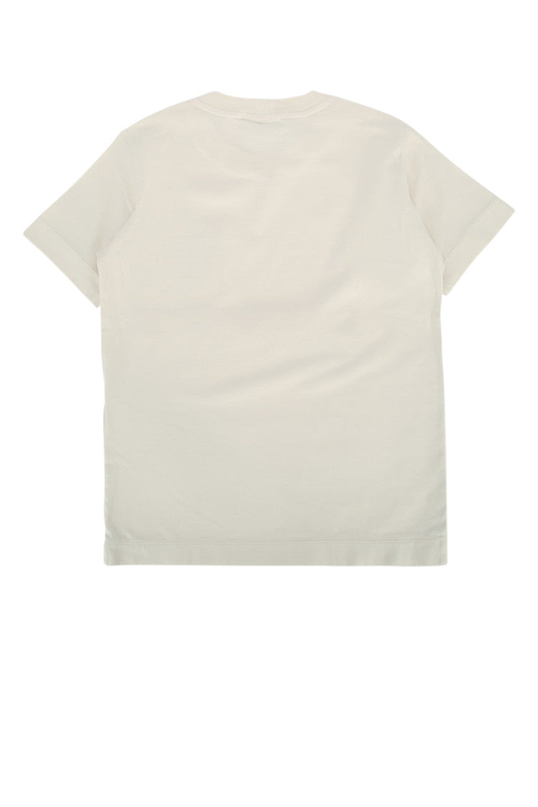 Kids Beige Solid T-Shirt 2
