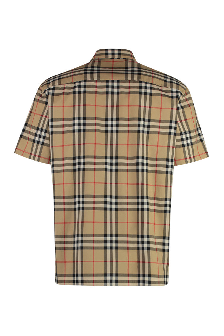 Beige Regular Checks Shirt 2
