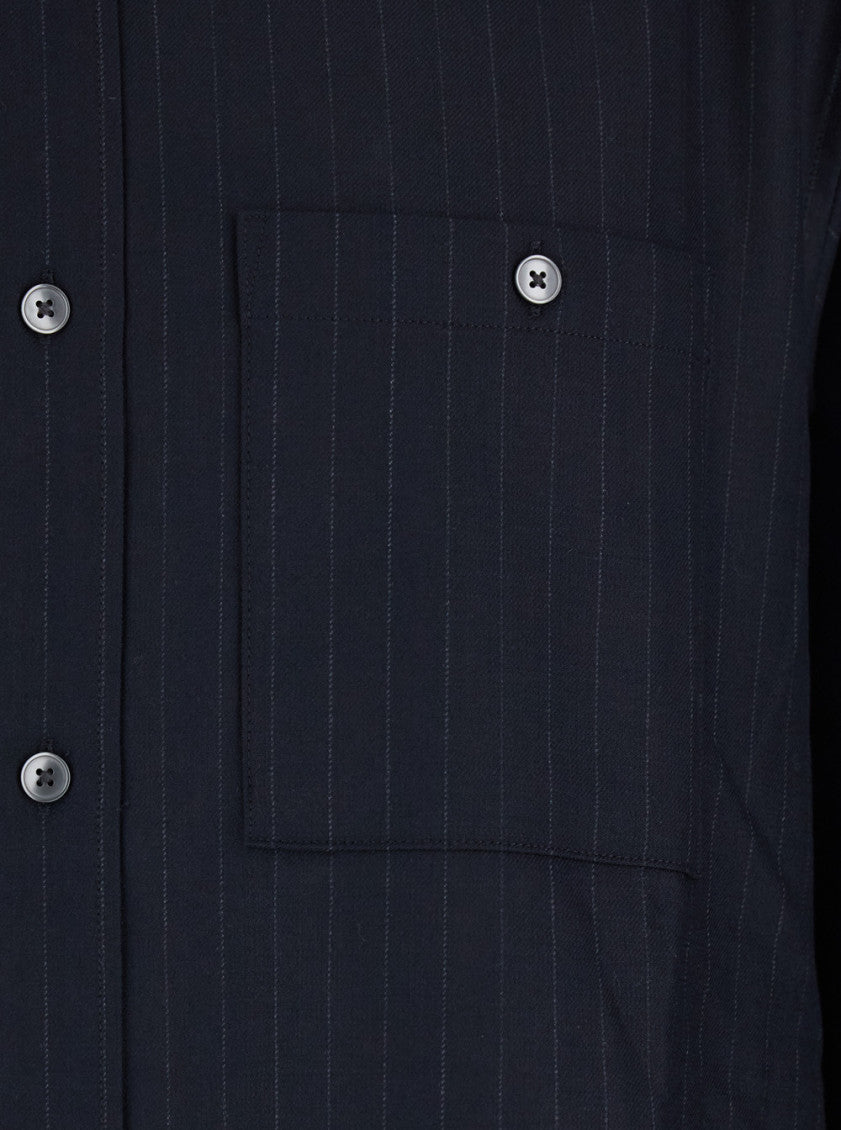 Blue Loose Stripes Shirt 3