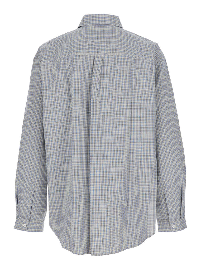 Light Blue Check Shirt 2