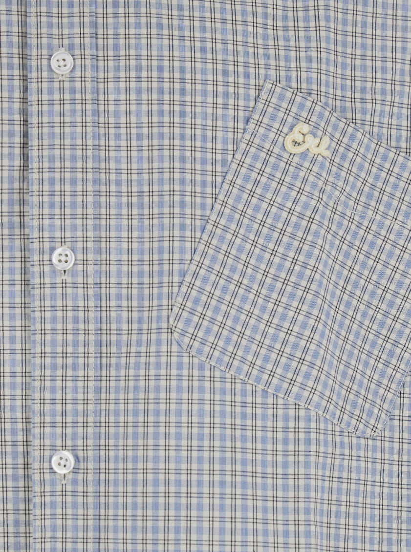 Light Blue Check Shirt 3