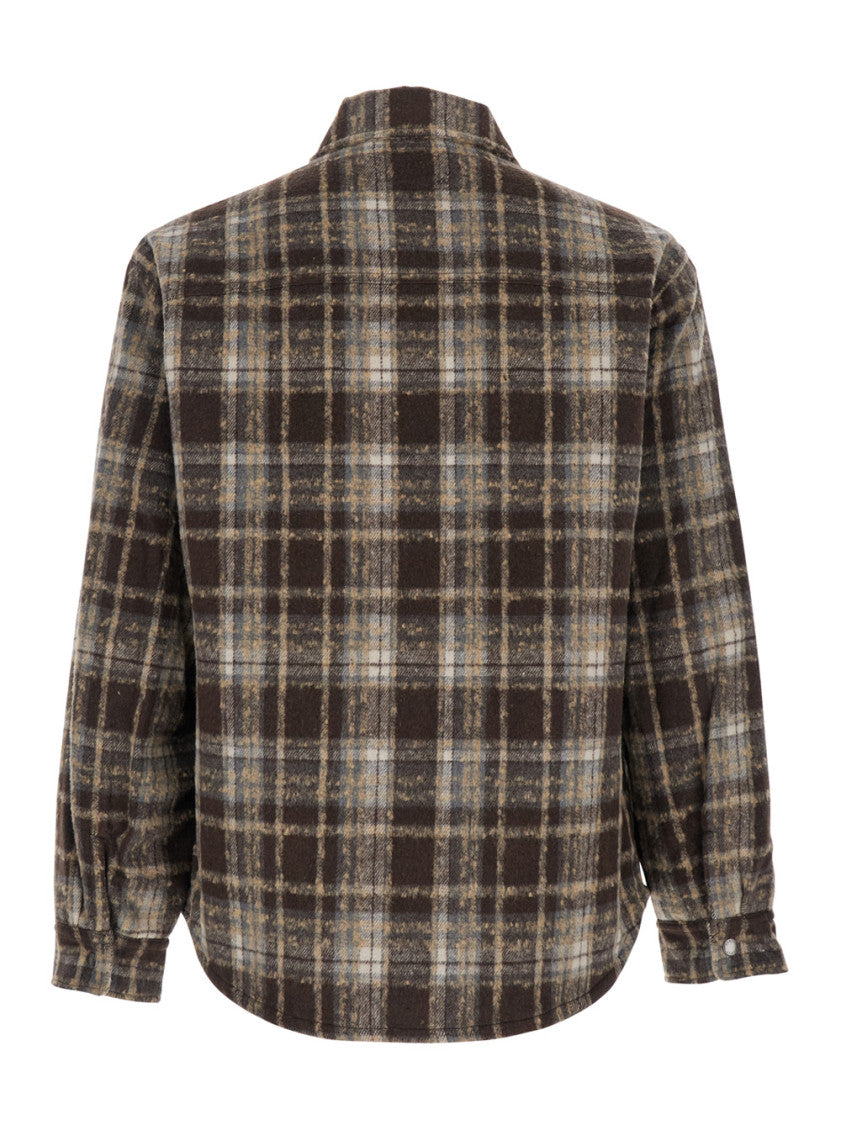 Brown Regular Check Shirt 2