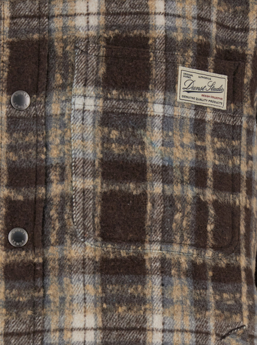 Brown Regular Check Shirt 3