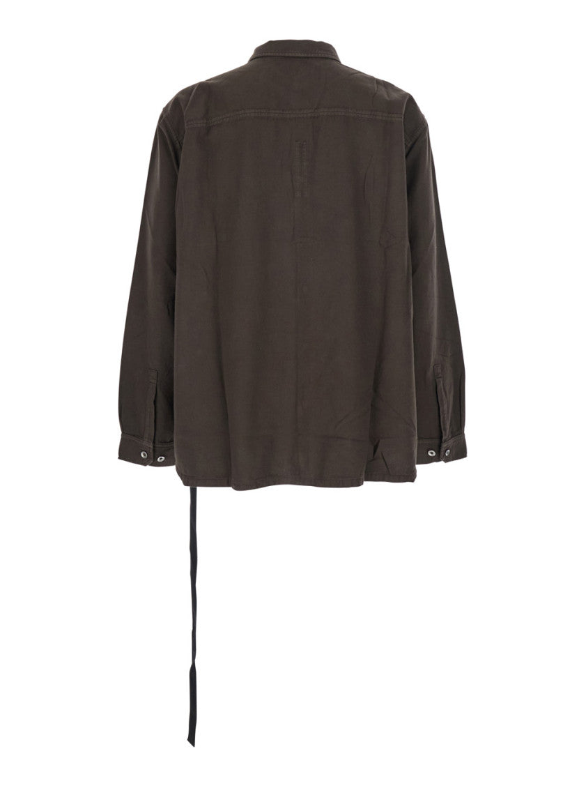 Dark Brown Solid Shirt 2