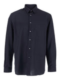 Navy Blue Solid Shirt 1