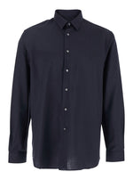 Navy Blue Solid Shirt 1