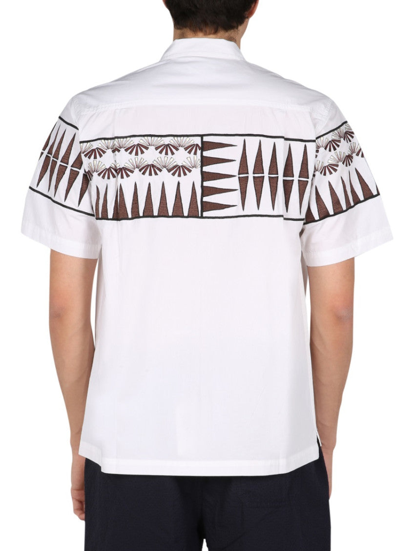 White Regular Printed Shirt 3