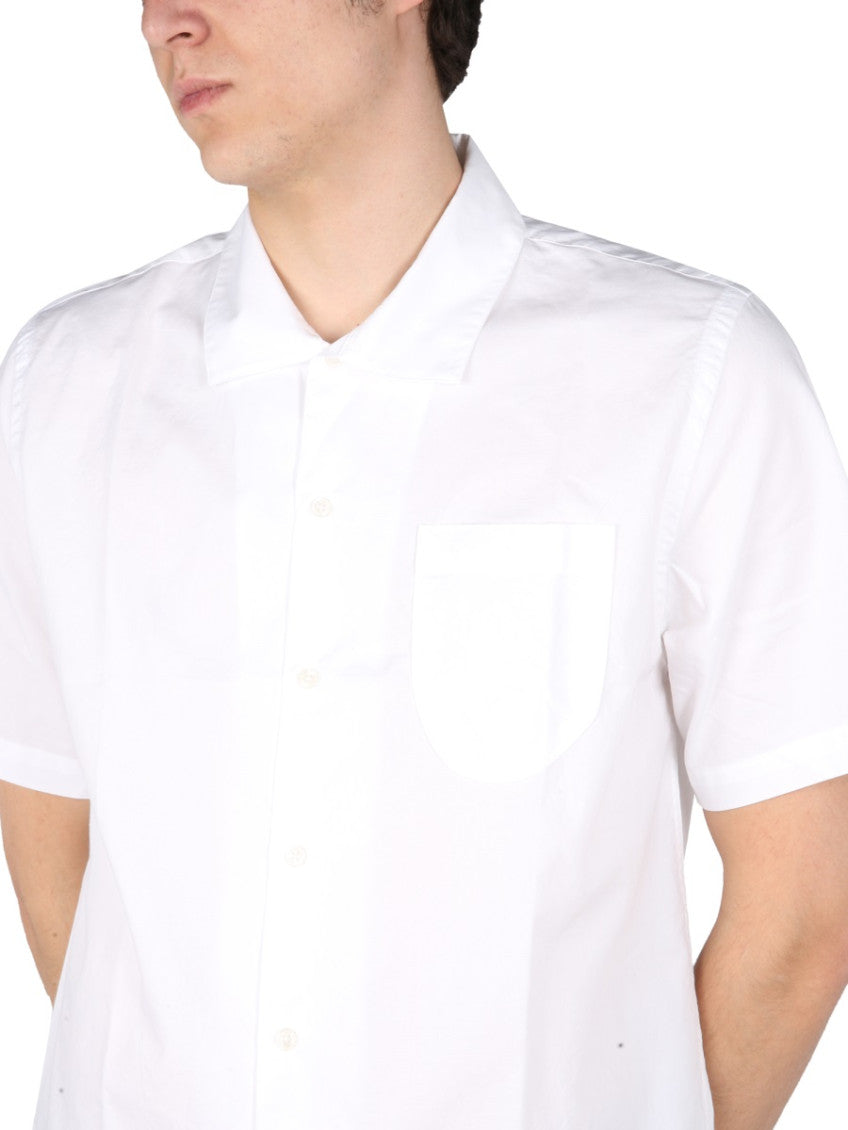 White Relaxed Solid Shirt 4