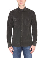 Dark Brown Solid Shirt 1