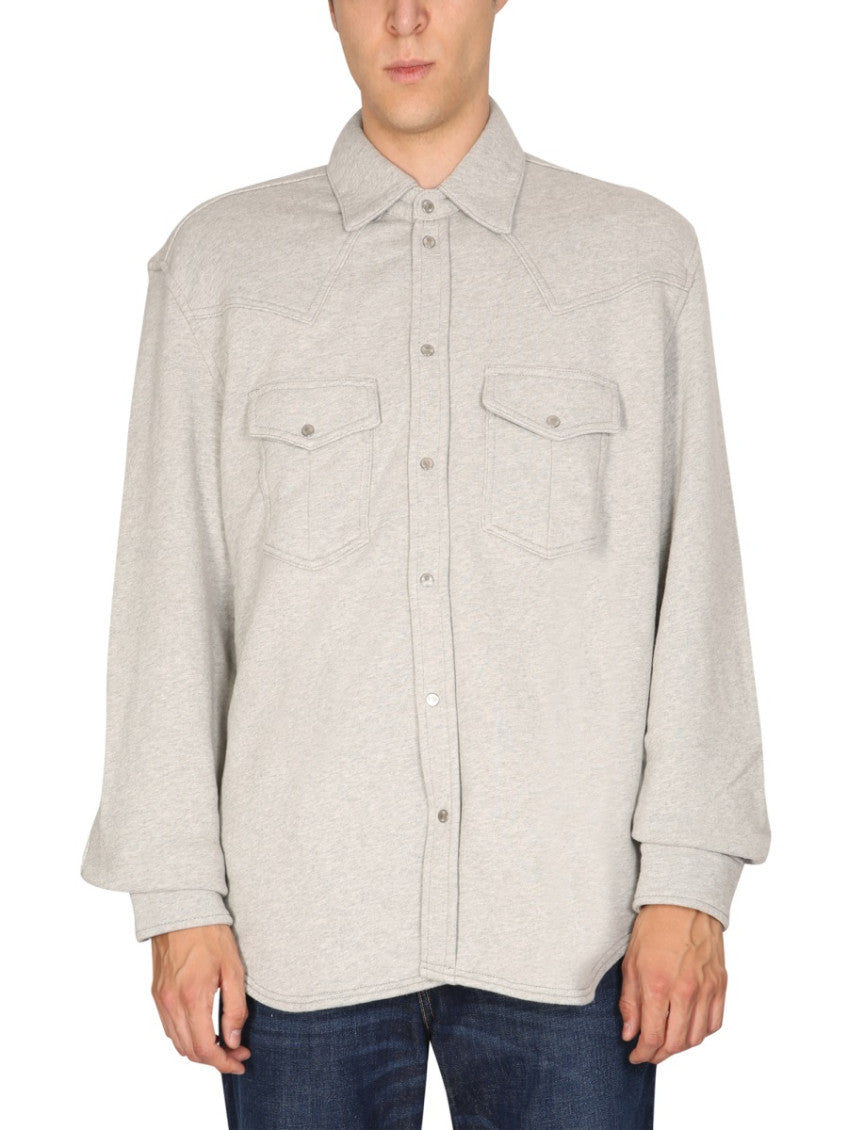 Grey Relaxed Overshirt 1