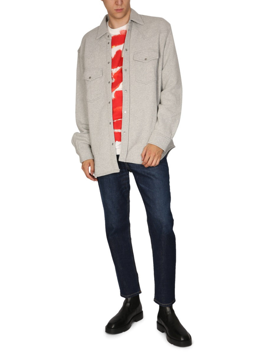 Grey Relaxed Overshirt 2