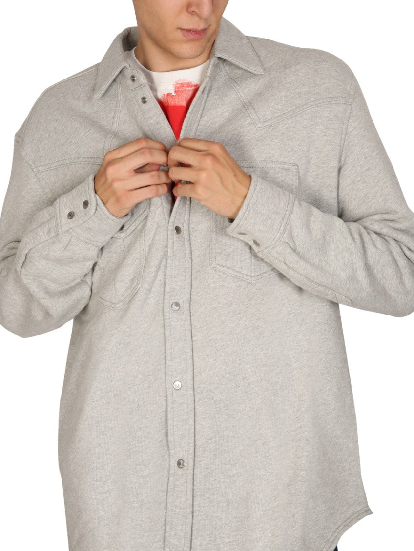 Grey Relaxed Overshirt 3