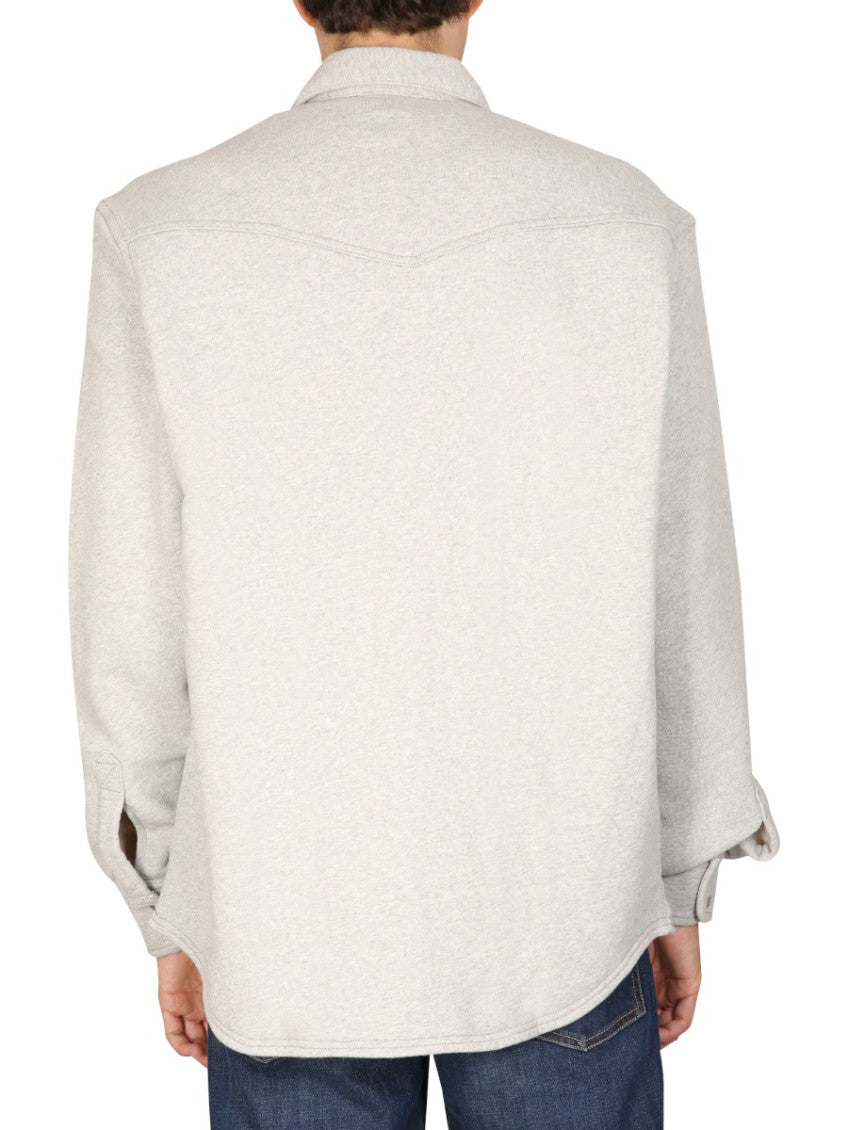 Grey Relaxed Overshirt 4
