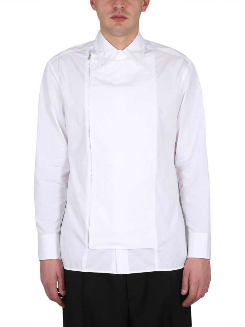 White Regular Solid Shirt 1