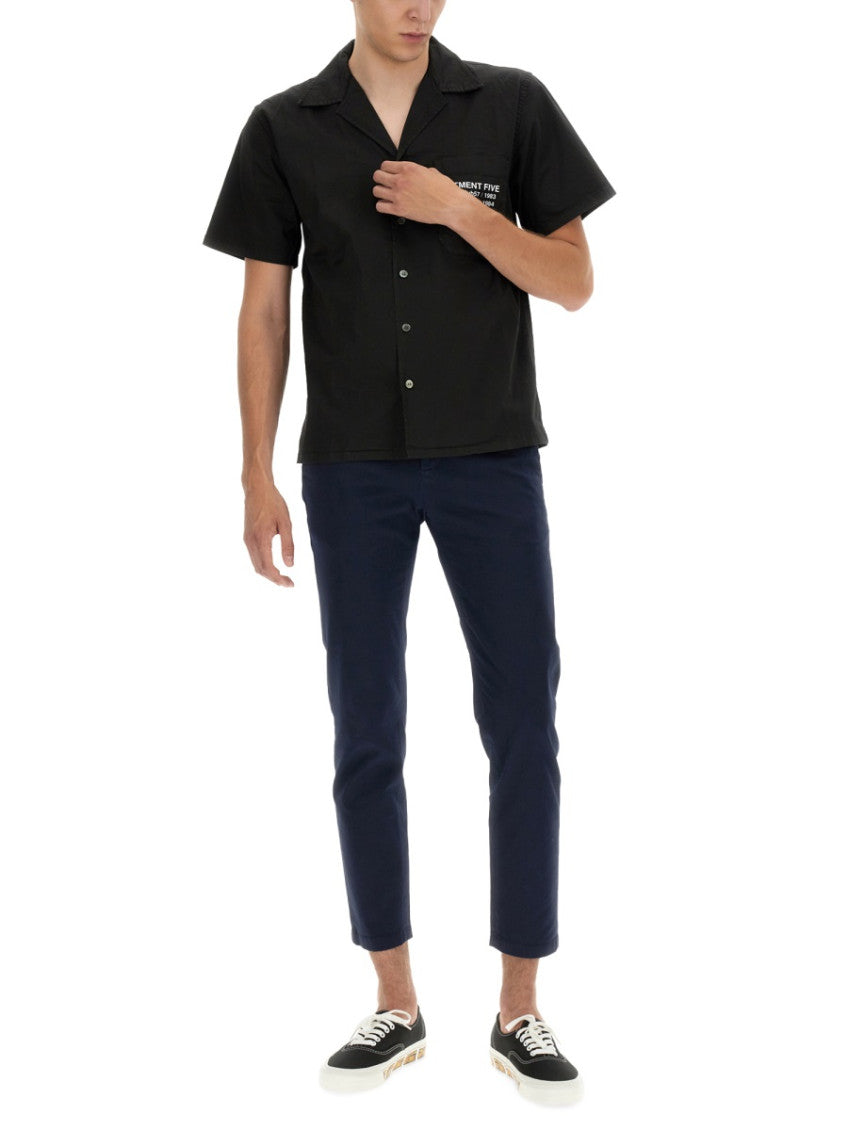 Black Regular Logo Shirt 2