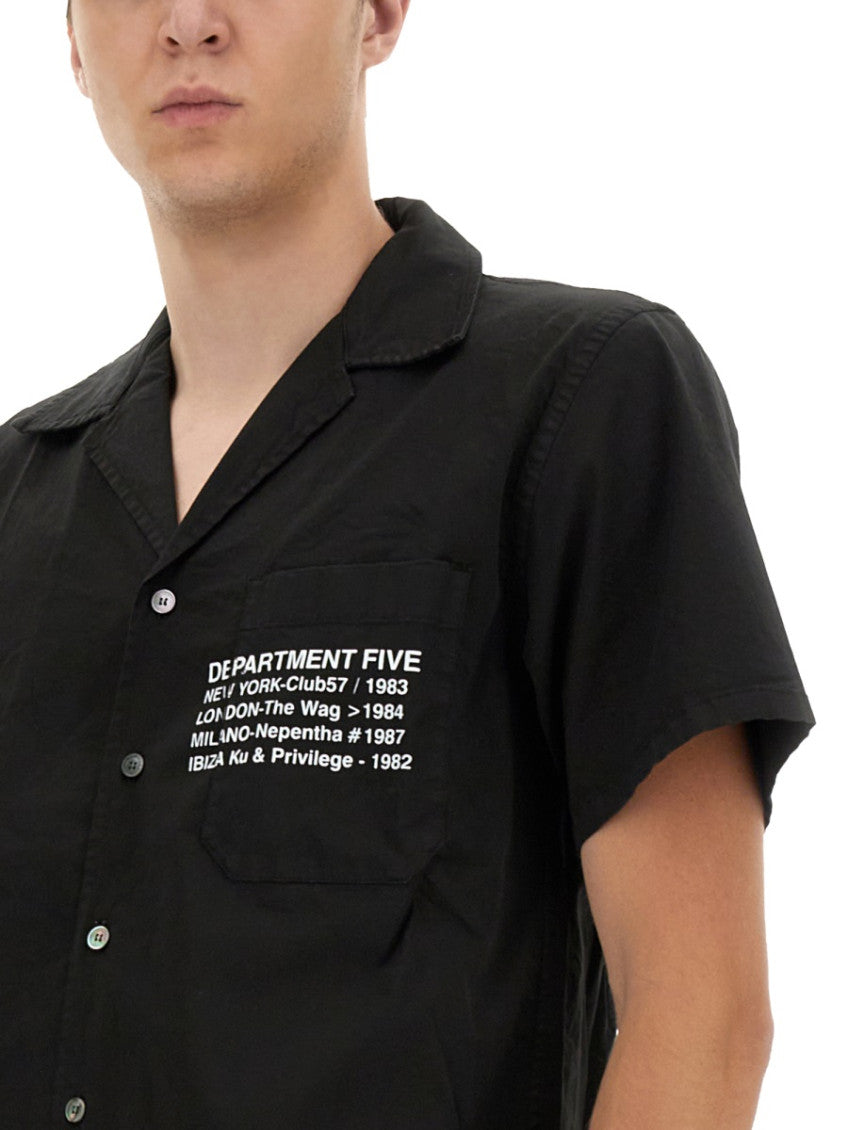 Black Regular Logo Shirt 4