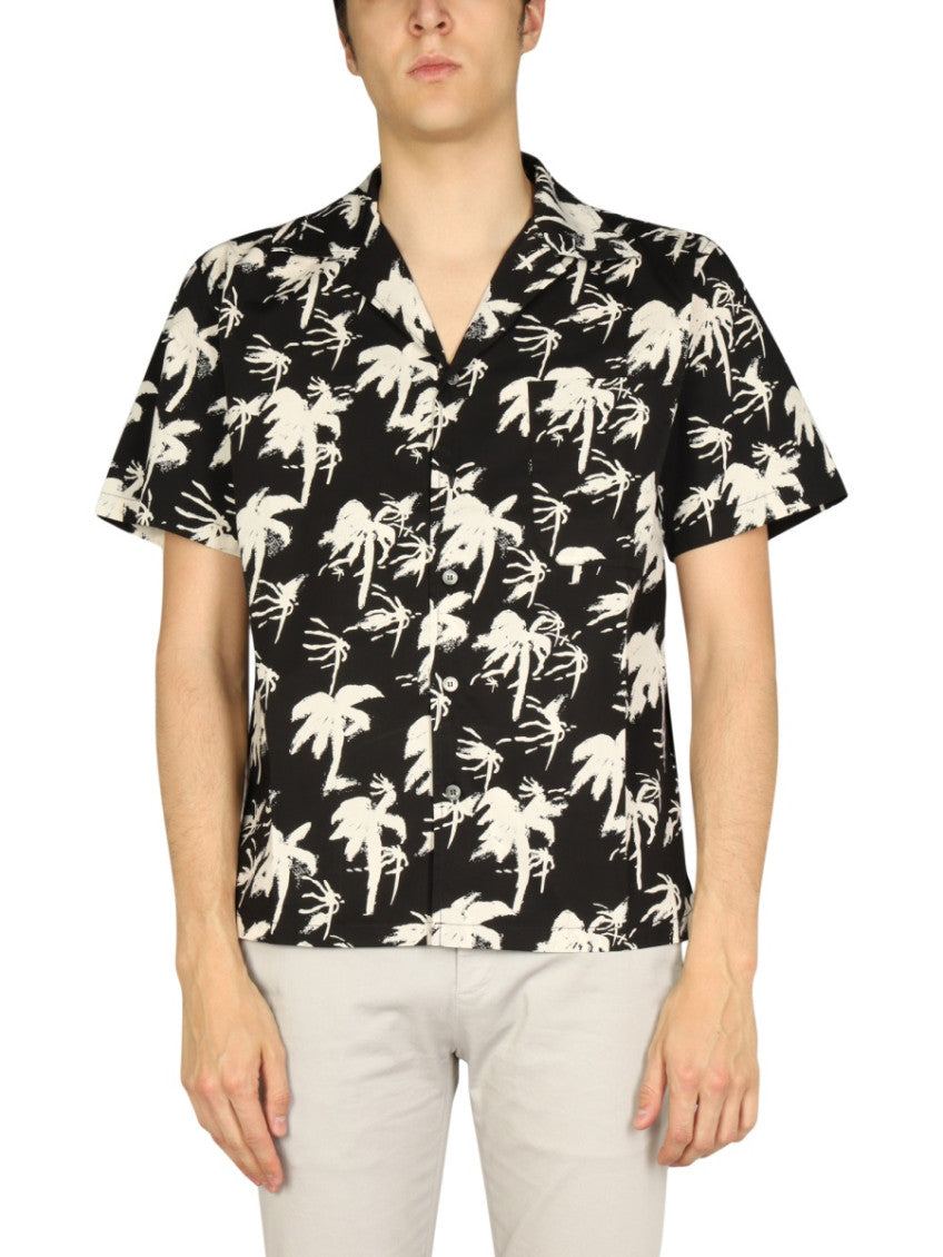 Black Regular Printed Shirt 1