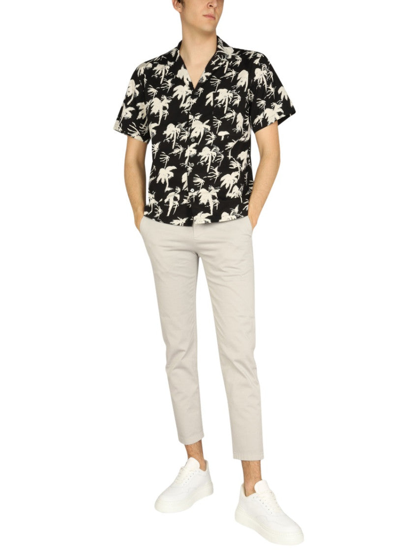 Black Regular Printed Shirt 2