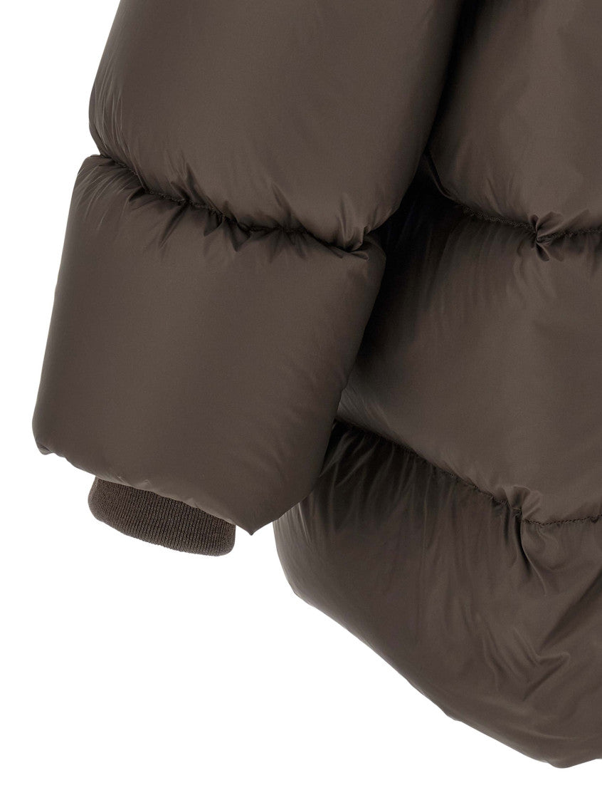 Brown Quilted Jacket 4