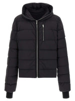 Black Quilted Hood Jacket 1