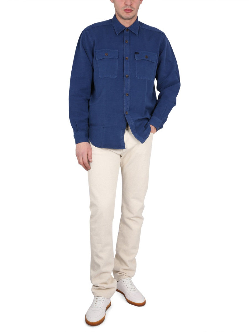 Blue Regular Logo Shirt 2
