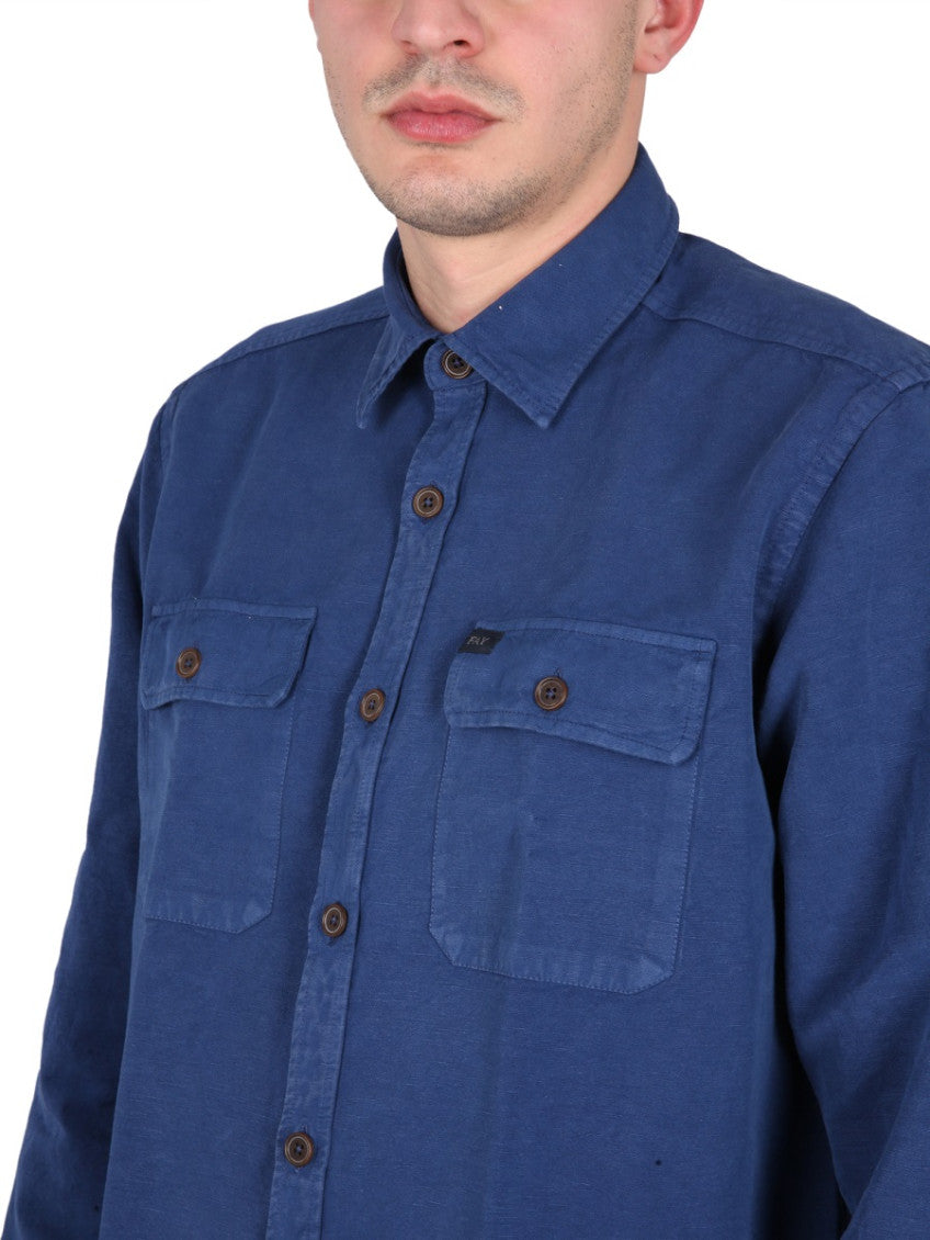 Blue Regular Logo Shirt 4