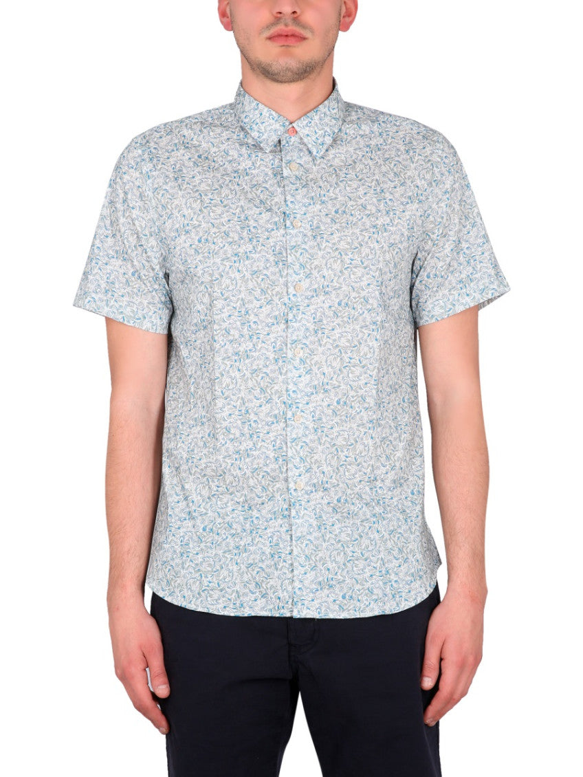 Light Blue Printed Shirt 1