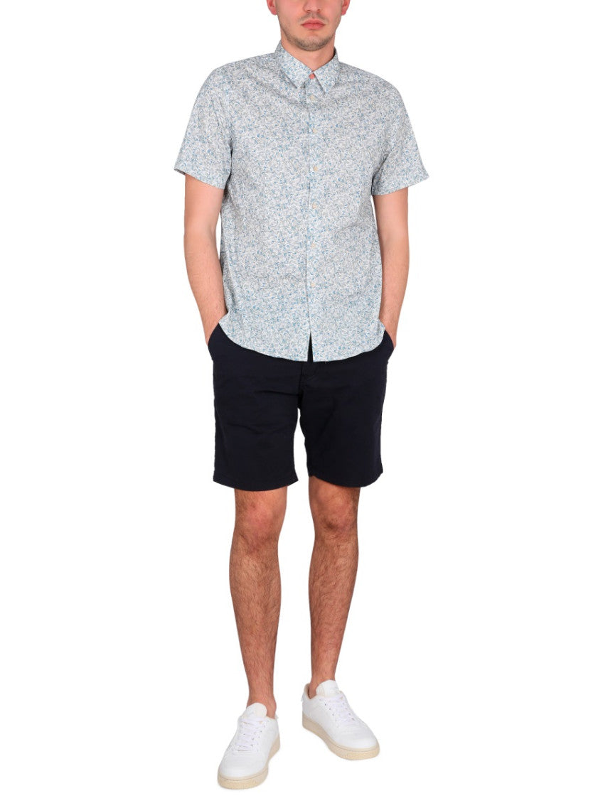 Light Blue Printed Shirt 2